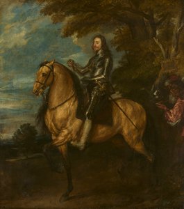 Karol I (1600-49) na koniu autorstwa Anthony van Dyck