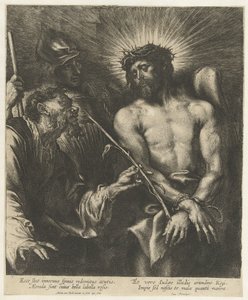 Naśmiewanie się z Chrystusa Ecce Homo autorstwa Anthony van Dyck