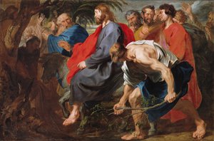 Wjazd Chrystusa do Jerozolimy, ok. 1617 r. (olej na płótnie) autorstwa Anthony van Dyck