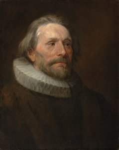 Studium głowy mężczyzny w kryzie autorstwa Anthony van Dyck