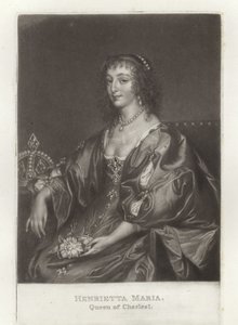 Henrietta Maria autorstwa Anthony van Dyck