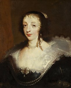 Henrietta Maria, królowa Karola I, ok. 1630 (olej na płótnie) autorstwa Anthony van Dyck