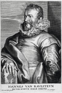 Ioannes van Ravesteyn - Pictor Iconvm Hagae Comitis autorstwa Anthony van Dyck