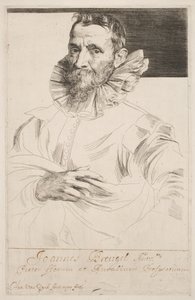 Jan Brueghel, ok. 1632 (trawienie) autorstwa Anthony van Dyck