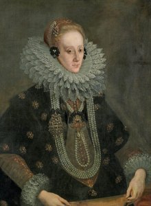 Magdalena, córka Wilhelma V z Bawarii (następca tronu) autorstwa Anthony van Dyck