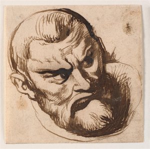 Mandehoved autorstwa Anthony van Dyck
