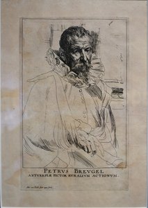 Pieter Bruegel Młodszy autorstwa Anthony van Dyck