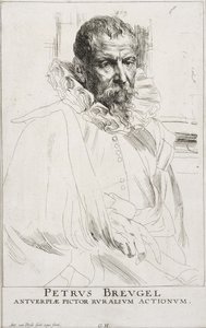 Pieter Bruegel autorstwa Anthony van Dyck