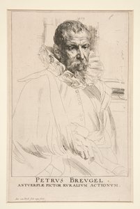 Pieter Brueghel młodszy autorstwa Anthony van Dyck