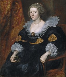 Portret Amalii van Solms-Braunfels (1602-1675), księżniczki orańskiej autorstwa Anthony van Dyck