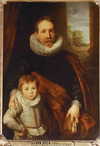 Portret ojca i syna, znany również jako Guillaume Richardot ... autorstwa Anthony van Dyck