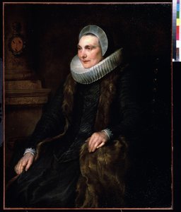 Portret Marii Bosschaert (1605-1664) (Portret Marii Boschaert). Peinture de Antoine (Anthonis, Anthony, Anton lub Anthony) van Dyck (1599-1641) autorstwa Anthony van Dyck