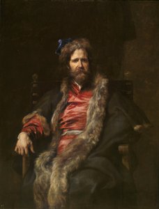 Portret malarza Martina Ryckaerta (Maerten lub Marten Rijckaert) (Portret malarza Martina Ryckaerta (1587-1631)) Obraz Anthony van Dyck (1599-1641) 1628-1630 - Olej na desce Wymiary 148x113 cm Museo del Prado, Madryt autorstwa Anthony van Dyck