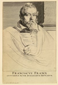 Portret Fransa Franckena, z ikon książąt Men autorstwa Anthony van Dyck