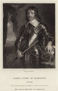 Portret Jamesa Hamiltona, księcia Hamilton autorstwa Anthony van Dyck