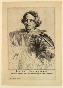 Portret Justusa Sustermansa z ikon książąt męskich autorstwa Anthony van Dyck