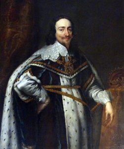 Portret króla Anglii Karola I (olej na płótnie) autorstwa Anthony van Dyck