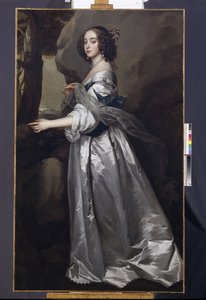 Portret lady Frances Cranfield, lady Buckhurst, późniejszej hrabiny Dorset, ok. 1637-50 (olej na płótnie) autorstwa Anthony van Dyck