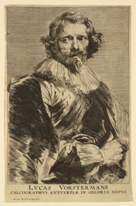Portret Lucasa Vorstermana I, z ikon książąt męskich autorstwa Anthony van Dyck