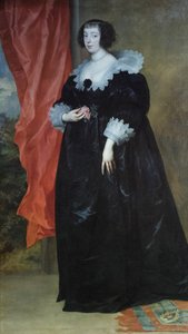 Retrato de Marguerite de Lorraine, duquesa de Orleans (?)polonês autorstwa Anthony van Dyck