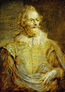 Portret senatora Paulusa Halmaliusa (olej na desce dębowej) autorstwa Anthony van Dyck