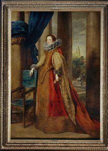 Domniemany portret marionetki Jeronimy Spinoli-Dorii ... autorstwa Anthony van Dyck