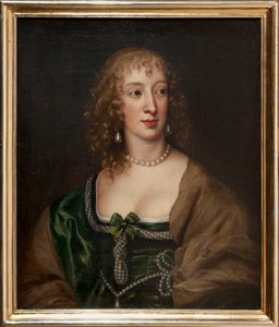 Portret Henrietty Marii, królowej Anglii (1609-1669) autorstwa Anthony van Dyck