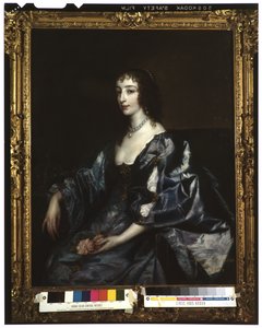 Królowa Henrietta Maria z Anglii, c.1636-38 autorstwa Anthony van Dyck