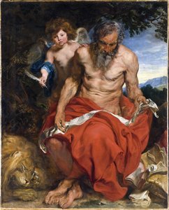 Święty Jerome autorstwa Anthony van Dyck