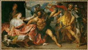 Samson uwięziony (obraz na płótnie) autorstwa Anthony van Dyck