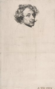Autoportret, z Ikonografii, ca. 1640. autorstwa Anthony van Dyck