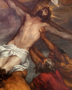Podwyższenie Krzyża, przed 1631 (olej) autorstwa Anthony van Dyck