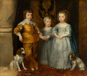 Troje najstarszych dzieci Karola I autorstwa Anthony van Dyck