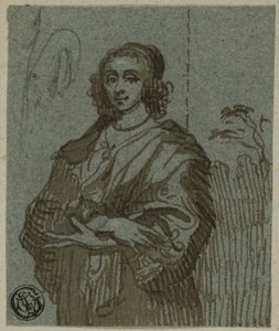 Kobieta długości 3/4 ze skrzyżowanymi ramionami autorstwa Anthony van Dyck