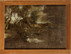 Zalesiony krajobraz autorstwa Anthony van Dyck