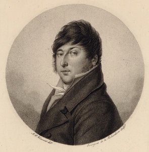 Portret kompozytora Rodolphe Kreutzer 1766-1831. autorstwa Antoine Achille Bourgeois de La Richardiere