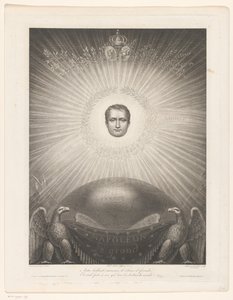 Gloryfikacja Napoleona Bonaparte autorstwa Antoine Aubert