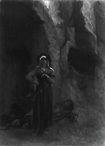 Na straży, 186070. autorstwa Antoine Auguste Ernest Hebert