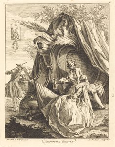 kochanek wojownik autorstwa Antoine Aveline after Jean Mondon