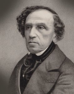 Portret kompozytora Giacomo Meyerbeera 1791-1864, 1860. autorstwa Antoine Barbizet