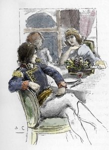 Śpiewaczka Giuseppina Grassini (1773-1850) była młoda w obecności Berthiera w pokoju pierwszego konsula Napoleona Bonaparte, który został jej kochankiem