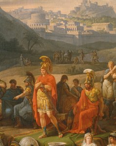 Igrzyska pogrzebowe ku czci Patroklesa, szczegóły dotyczące greckich bohaterów, ok. 1790 olej na płótnie zob. też 346198