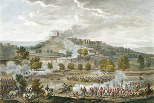 Bitwa pod Montebello i Casteggio, 20 Prairial, rok 8 (9 czerwca 1800) grawerowana przez Jeana Duplessi-Bertaux (1747-1819) (akwatinta)