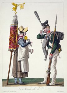 Sprzedawca kakao autorstwa Antoine Charles Horace Vernet