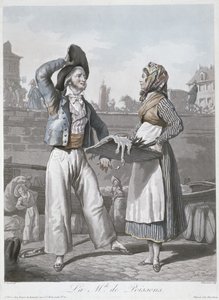 Sprzedawca ryb autorstwa Antoine Charles Horace Vernet