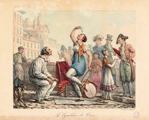 Szklany balanser, 1815-30 autorstwa Antoine Charles Horace Vernet