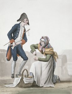 Sprzedawca brandy autorstwa Antoine Charles Horace Vernet