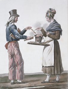 Sprzedawca kiełbasek autorstwa Antoine Charles Horace Vernet