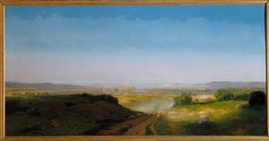 Kosmiczny obraz Antoine Chintreuila (1814-1873) 1869 Nd. 1,02x2,02m.