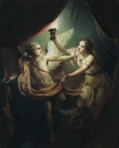 Kupidyn porzuca Psyche, 1736